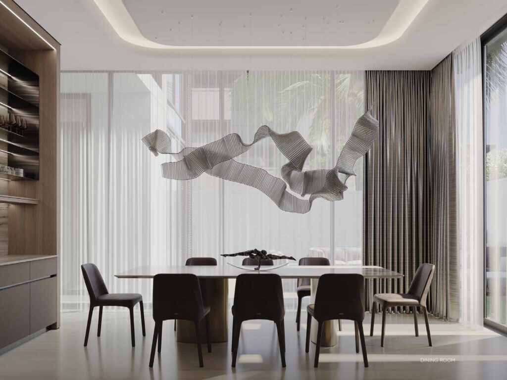 Lua-Residences dining area