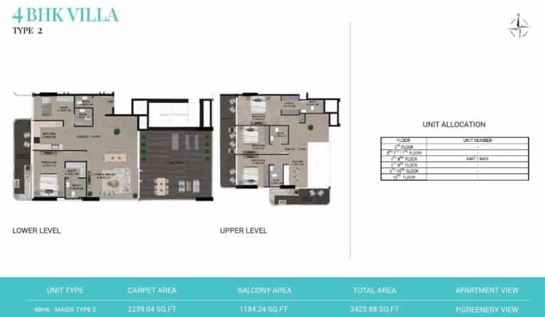 REEF 999 4bhk villa type 2