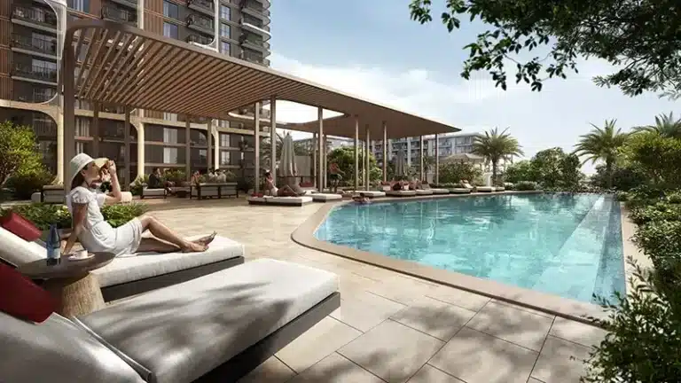 yas living by aldar pool