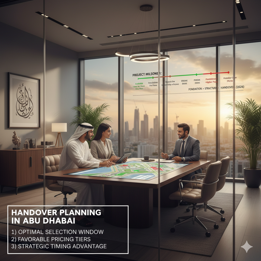 Handover Planning in Abu Dhabi: How to Time Your Purchase for Better Selection and Pricing