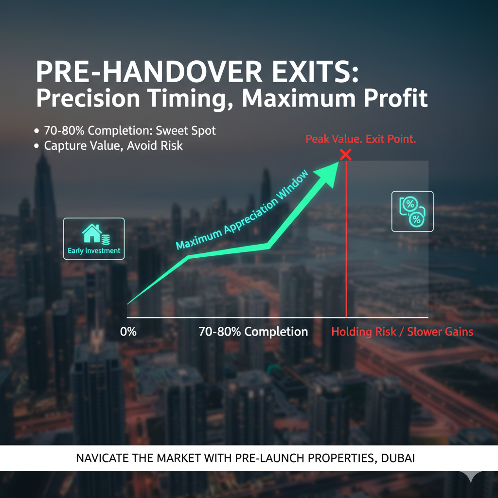 Pre-Handover Exit Strategy Dubai 2025: Maximize Gains at 70-80% Completion | Expert Guide