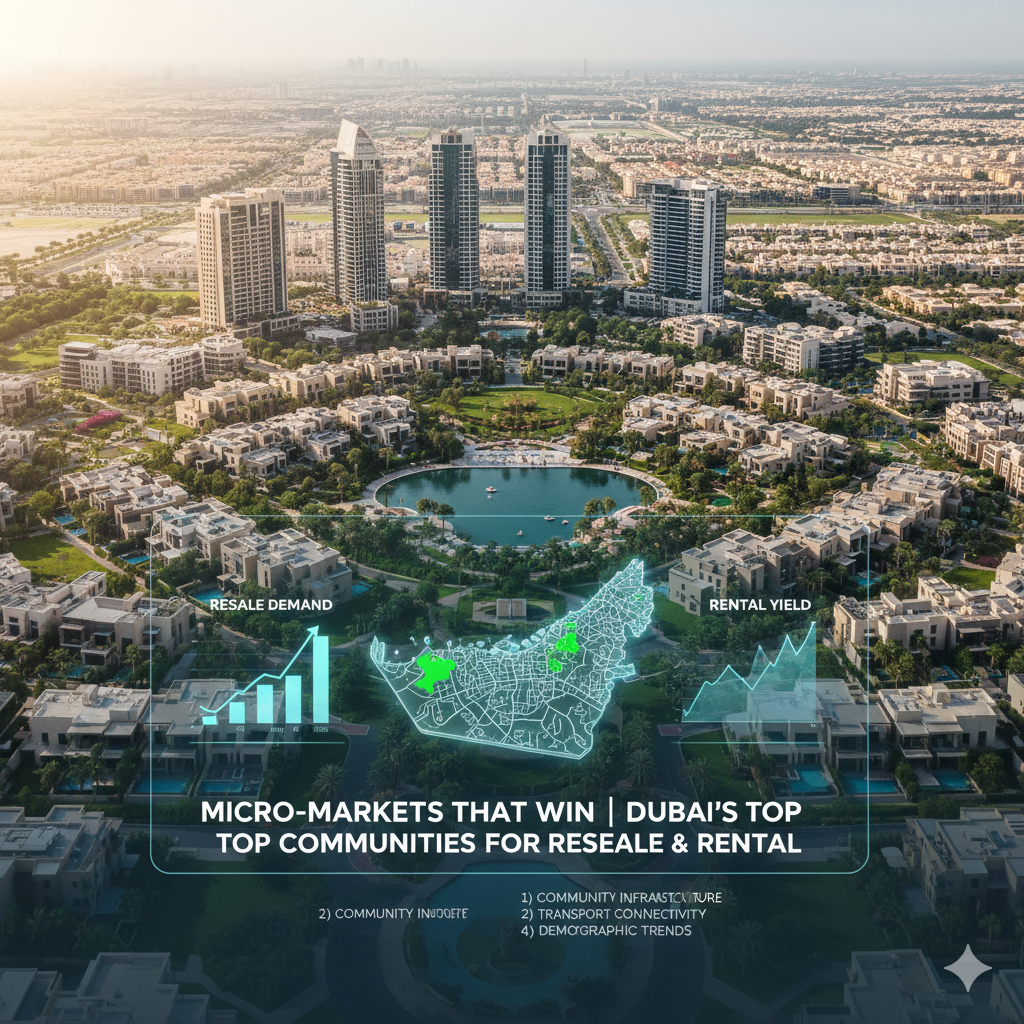 Micro-Markets That Win: How to Pick Dubai Communities with Strong Resale & Rental Demand

