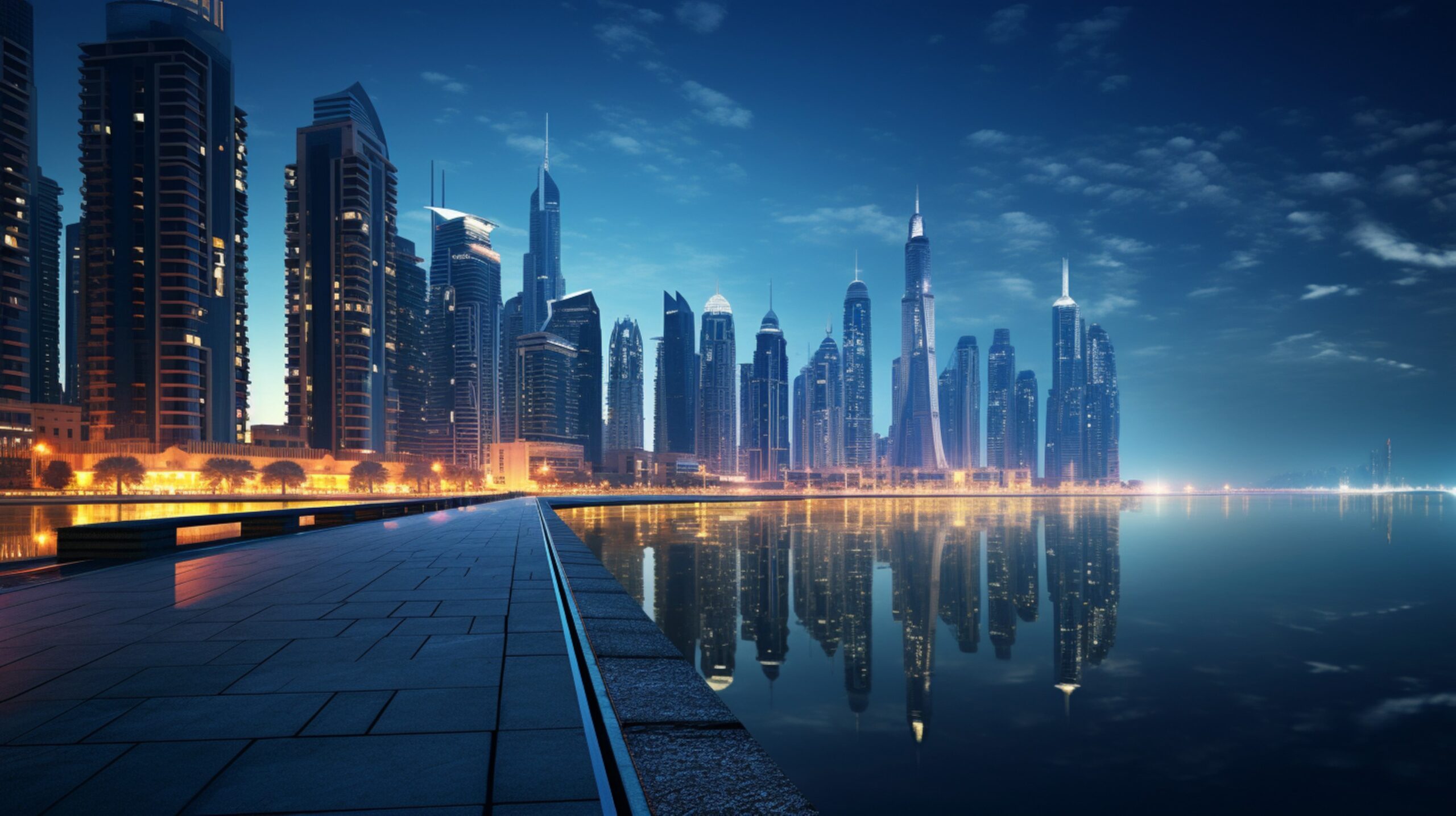 Aesthetic view dubai